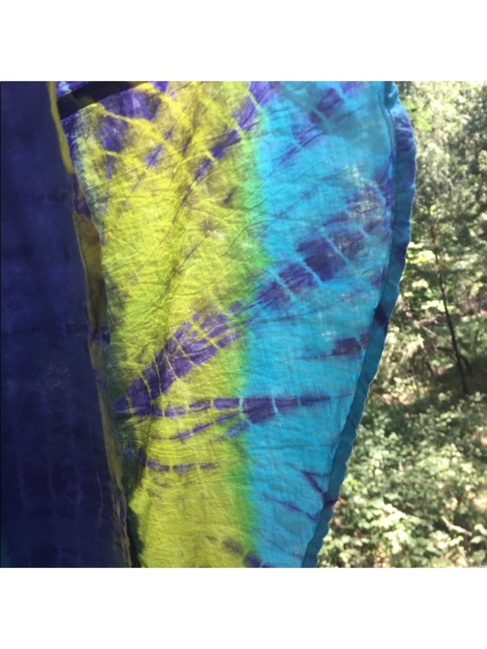 Cato Purple, Blue & Yellow Tie-Dye Maxi Skirt - Picture 12 of 16